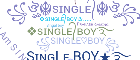 الاسم المستعار - singleboy