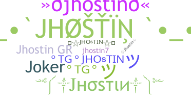 الاسم المستعار - Jhostin