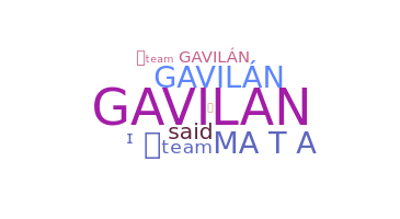 الاسم المستعار - Gavilan
