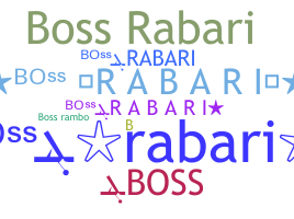 الاسم المستعار - BossRabari