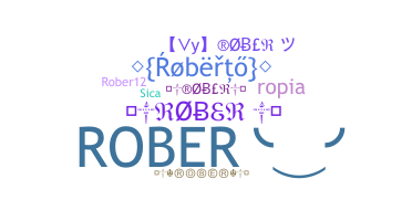 الاسم المستعار - Rober