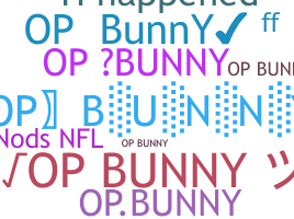 الاسم المستعار - OPBUNNY