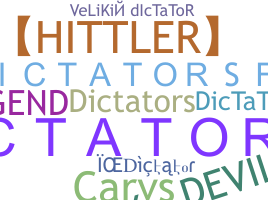 الاسم المستعار - Dictator