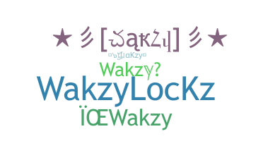 الاسم المستعار - Wakzy