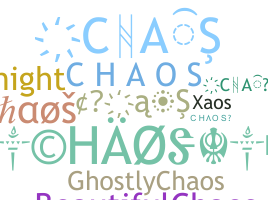 الاسم المستعار - Chaos