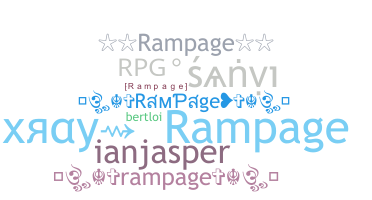 الاسم المستعار - Rampage