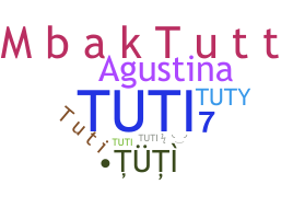 الاسم المستعار - Tuti