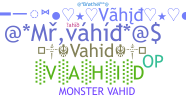 الاسم المستعار - Vahid