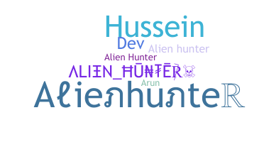 الاسم المستعار - alienhunter