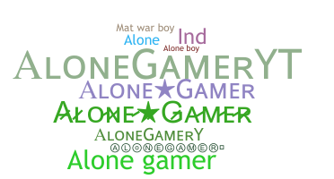 الاسم المستعار - alonegamer