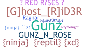 الاسم المستعار - gunz