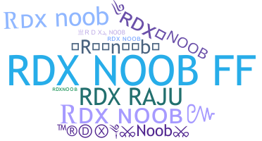 الاسم المستعار - RDXnoob