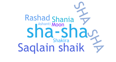 الاسم المستعار - Shasha