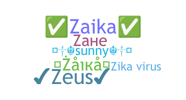 الاسم المستعار - Zaika