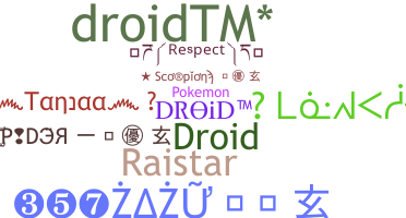 الاسم المستعار - droid