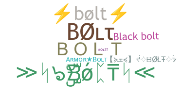 الاسم المستعار - Bolt